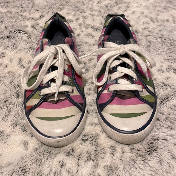 Coach Barrett Striped shoes, size 6, very comfortable! - Picture 4 of 7